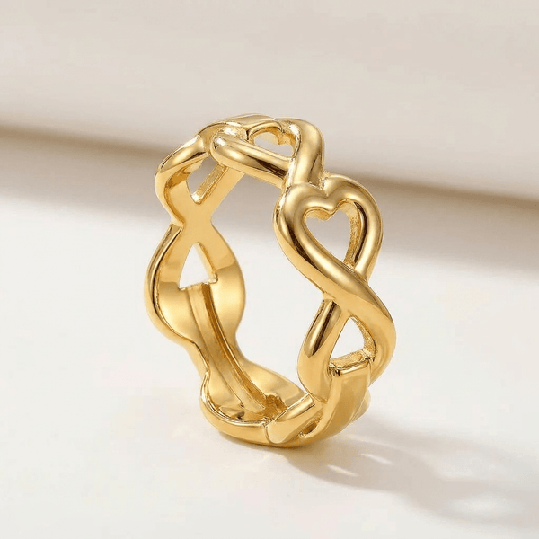 Bague Forever - Argent 925 doré Or jaune 18k
