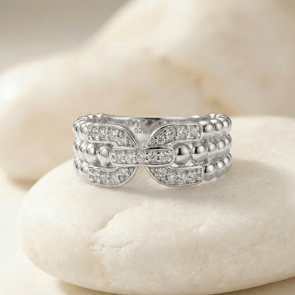 Bague Hyphen - Argent 925, Oxyde de zirconium