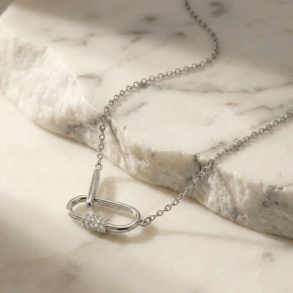 Collier Hold On - Argent 925, Oxyde de zirconium