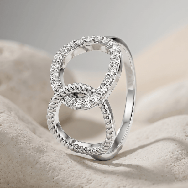 Bague Insieme - Argent 925, Oxyde de zirconium